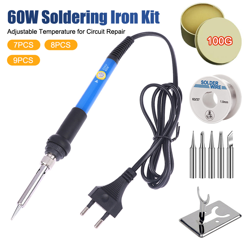 Diy Electronics Organizer - Adjustable Temp 220V 60W Electric Soldering