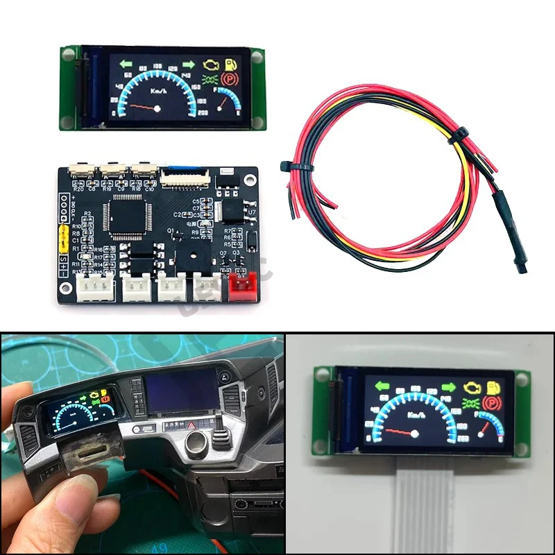 Diy Electronics Kids - Model Simulation Electronic Display for 1/10