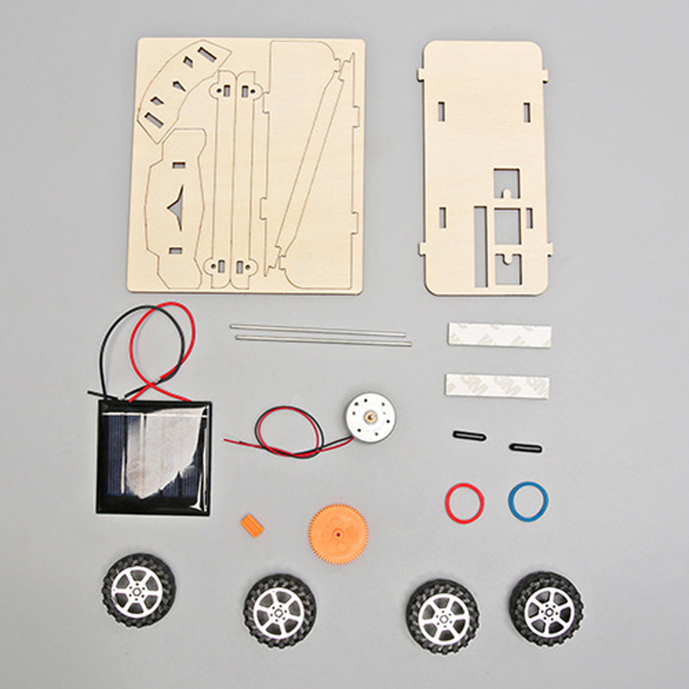 Diy Electronics Kids - Assemble Solar DIY Car Motor Robot