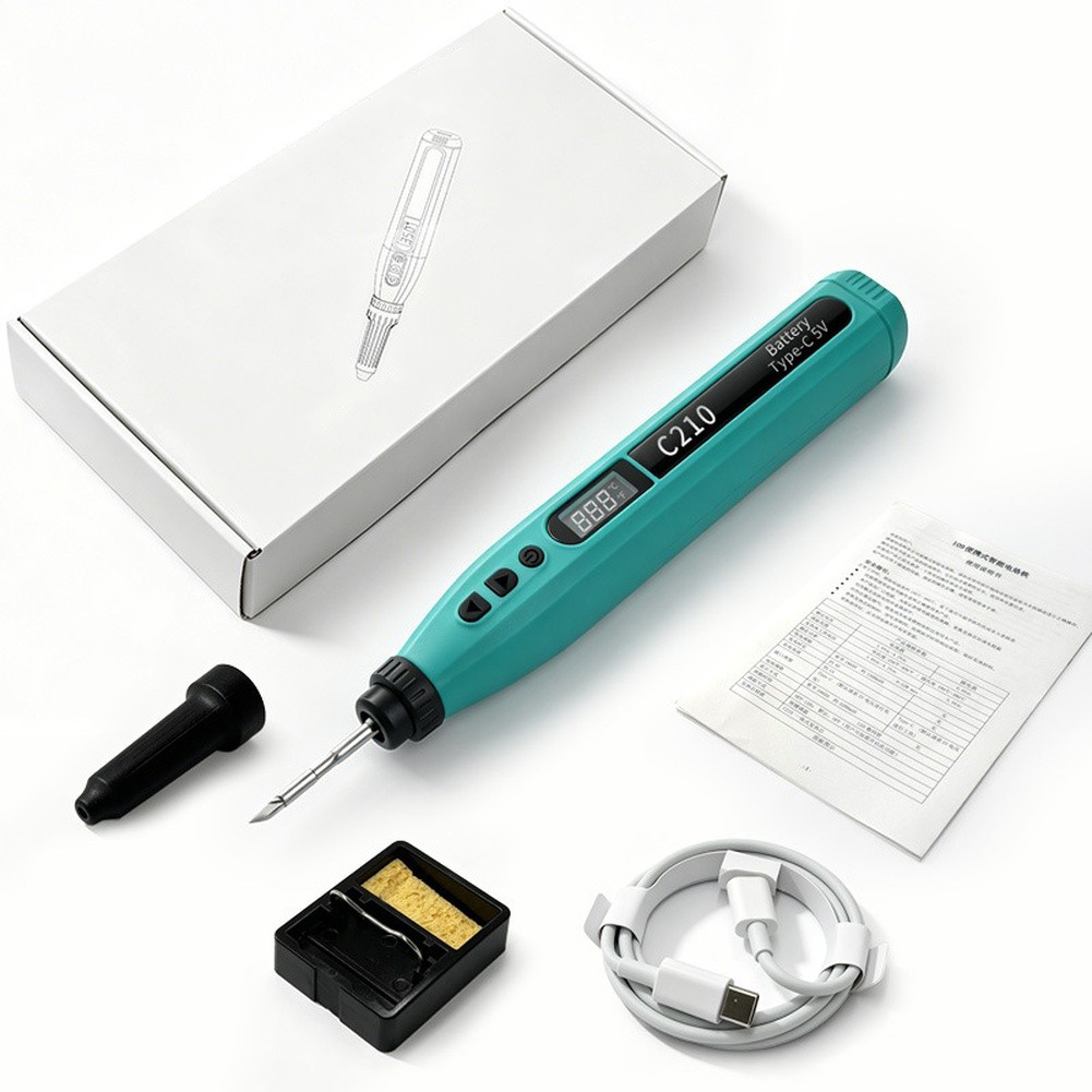 Diy Electronics Organizer - Smart Digital USB Soldering Iron Set