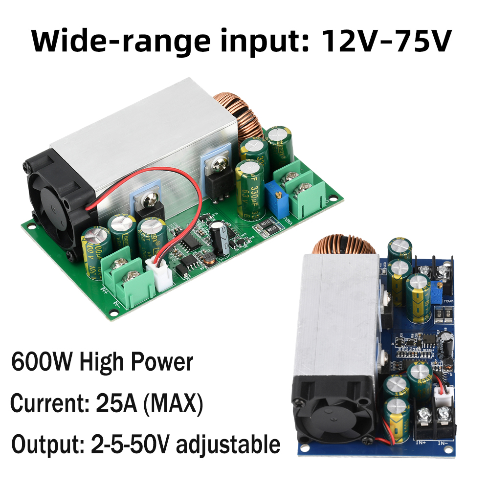 Diy Electronics Power Supply - 600W 25A Buck Converter DC-DC Step-Down