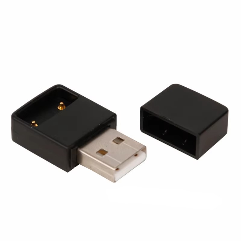Diy Vape Electronics - Portable Black USB Battery Charger Connection