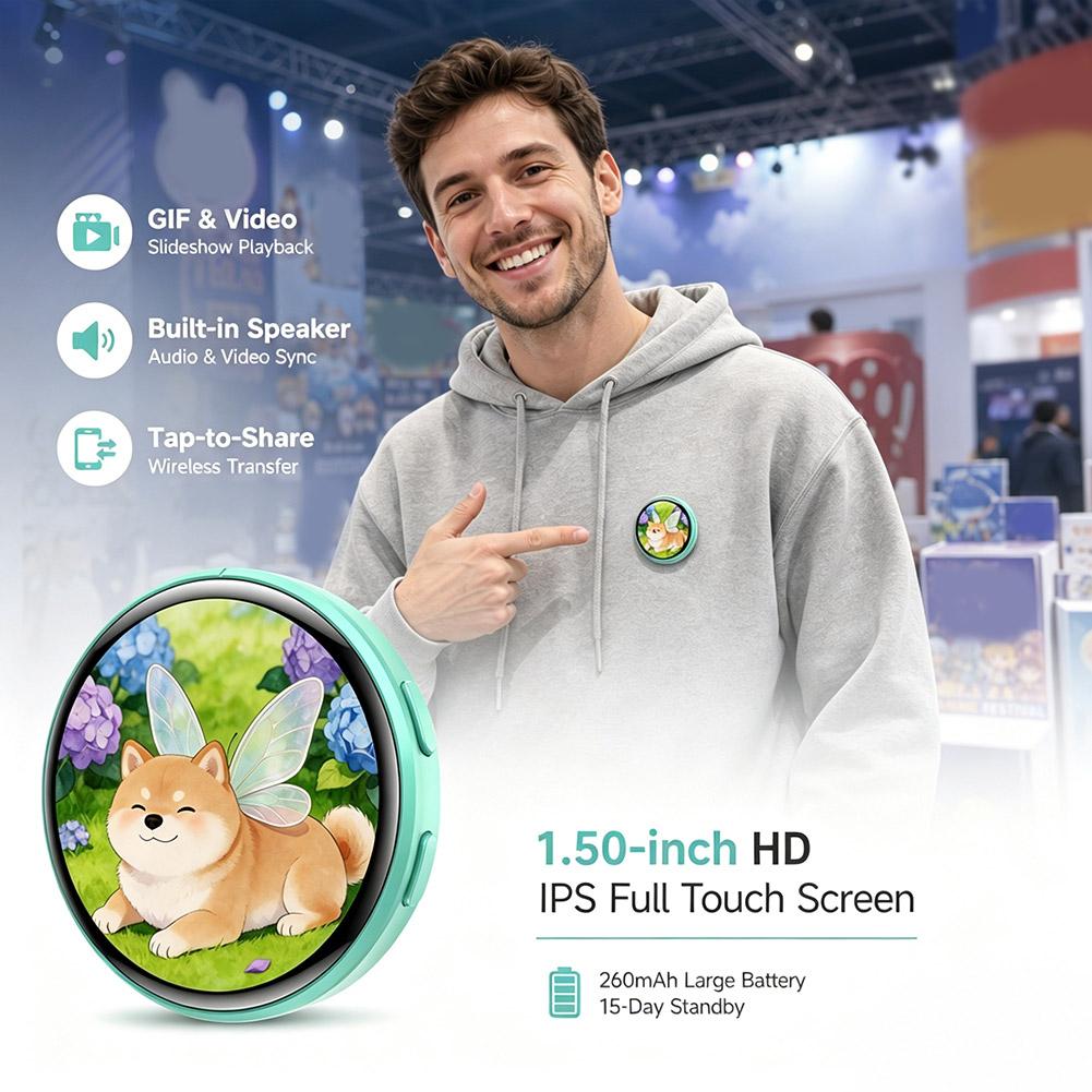 Diy Electronics Supplies - 1.5 Inch IPS Screen Electronic Badge