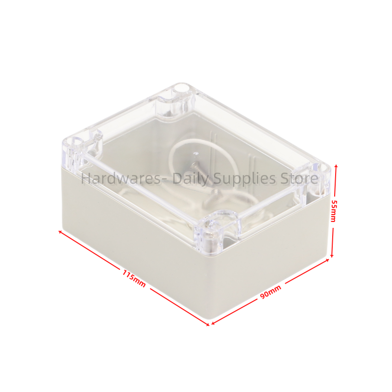 Diy Electronics Organizer - 1pc 115x90x55mm Waterproof Plastic Enclosure Case