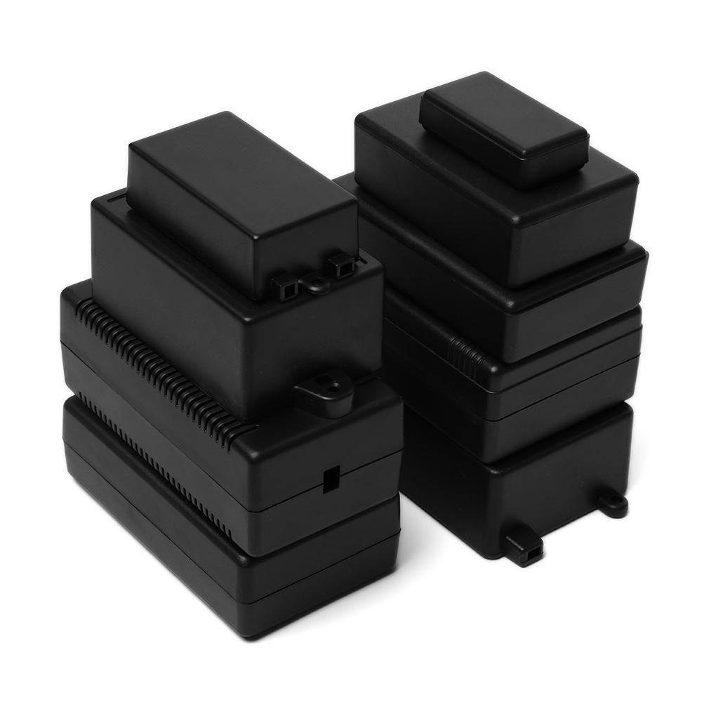 Diy Box Electronics Mall - 1pc Black Plastic Waterproof DIY Housing