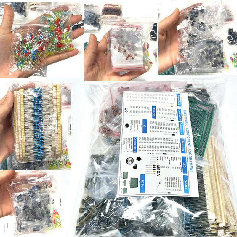 Capacitor Kit Assortment - 1818PCS DIY Electronics Components Kit Assortment