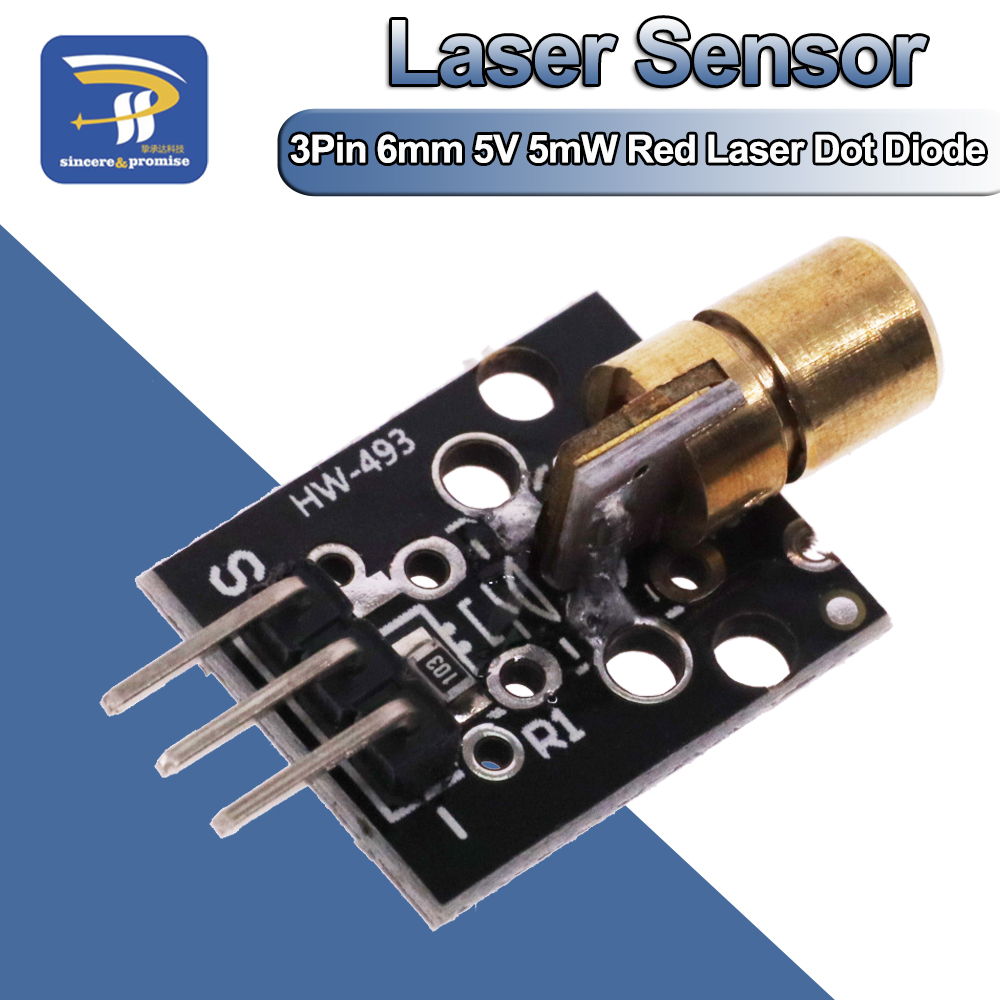 Diy Lightsaber Electronics - KY-008 650nm Laser Sensor Module 3Pin