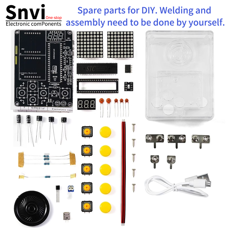 Diy Box Electronics Mall - Snvi DIY Pixel Game Console Kit