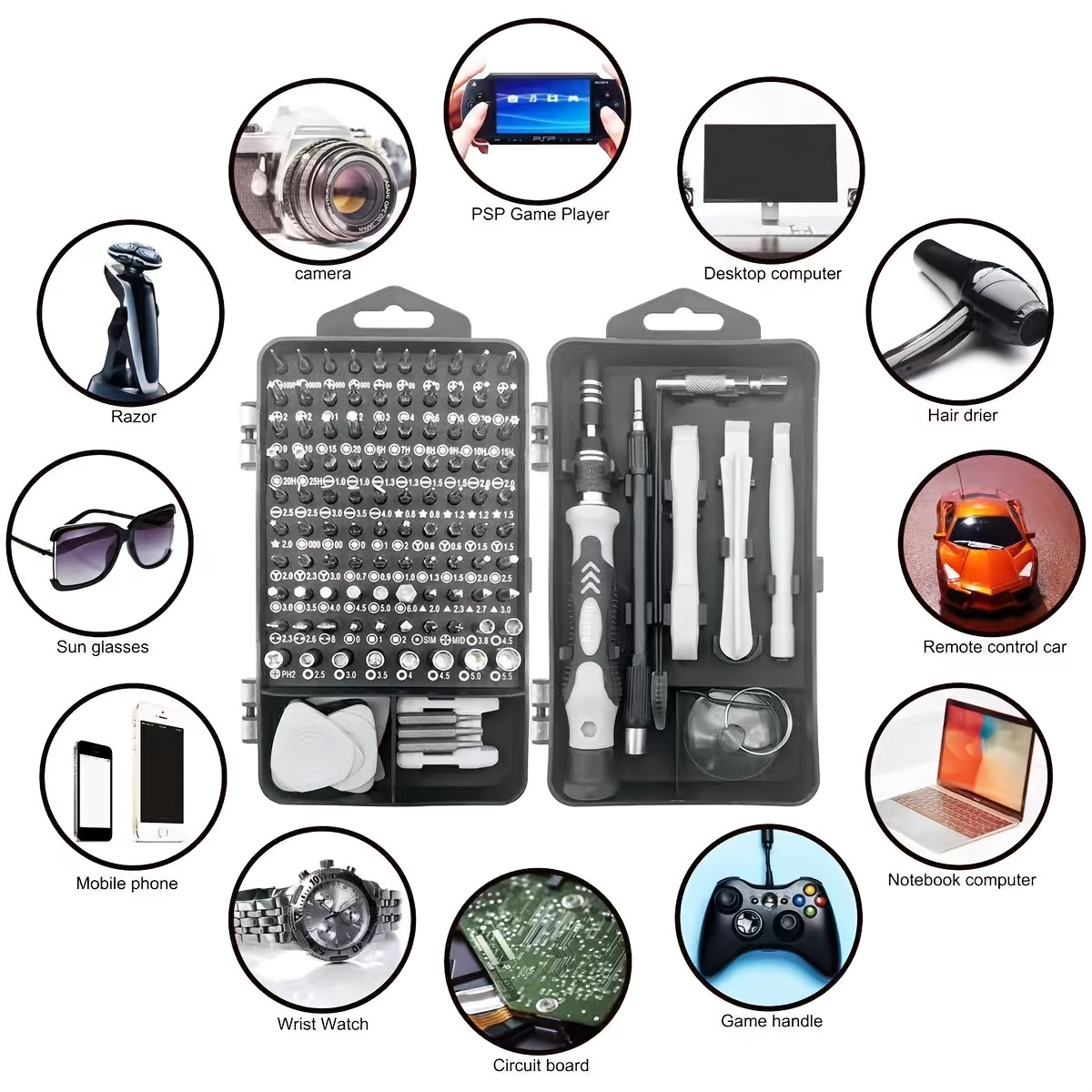 115in1 Screwdriver Bit Set, Hi - Diy Electronics For Beginners 评论和价格
