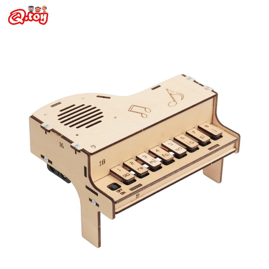 DIY Wooden Electronic Piano Mo - Diy Electronics Kids 评论和价格