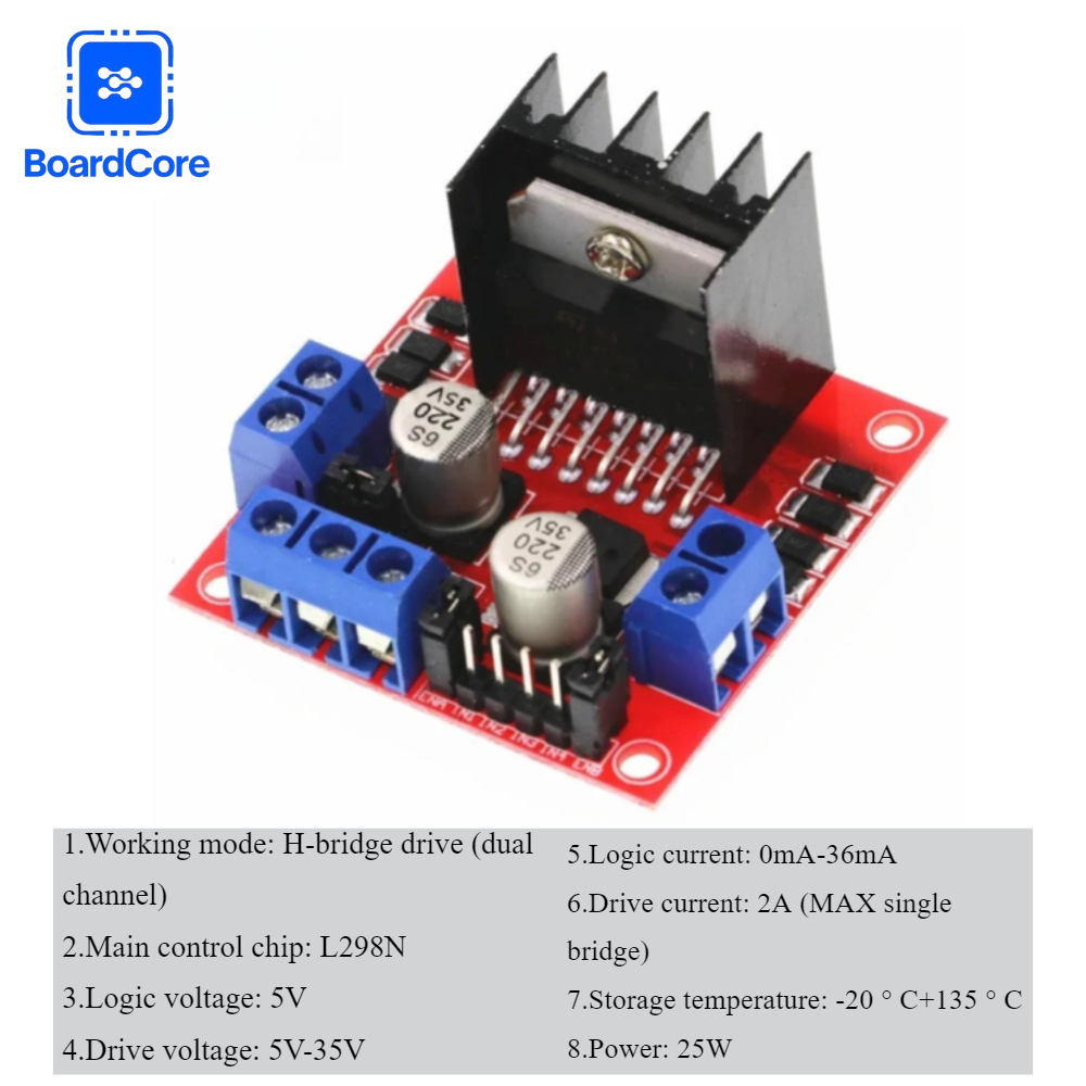 1PCS L298N Motor Driver Module - L298N Motor Driver 评论和价格