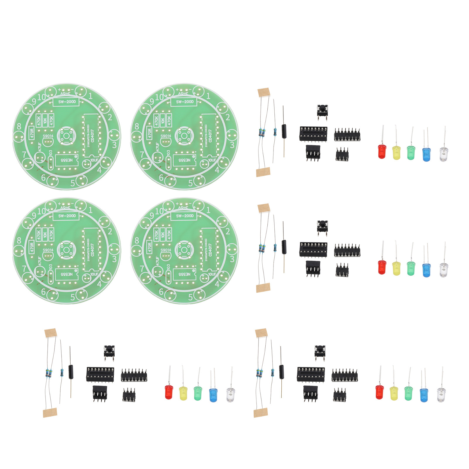 4Sets Soldering Practice DIY B - Diy Electronics Projects For Beginners 评论和价格
