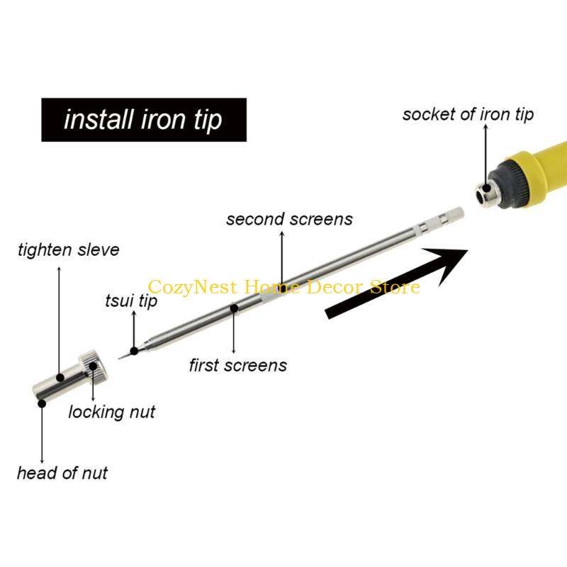 92MF T12 Welding Handle High T - Diy Electronics Organizer 评论和价格