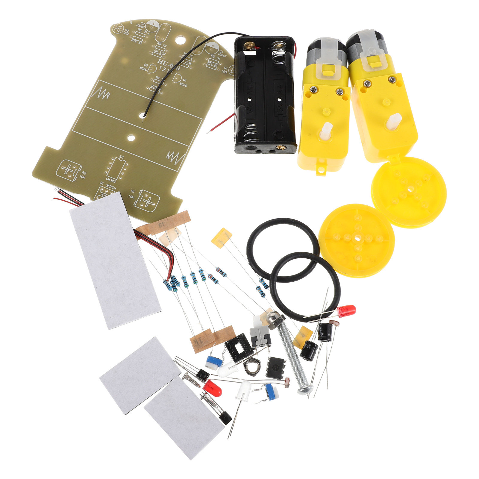 1Set Stem Robot Car Kit Line F - Diy Electronics Learning Kit 评论和价格