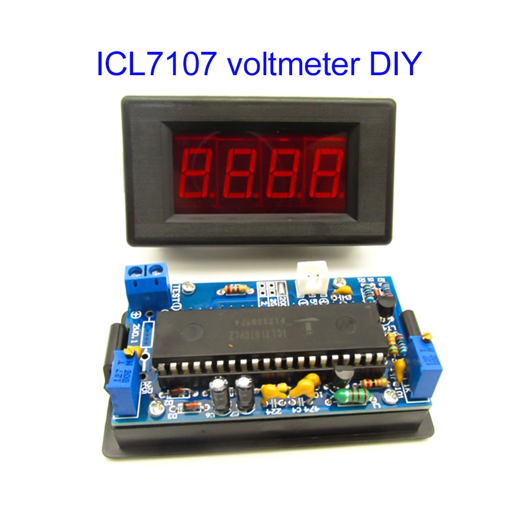 ICL7107 Voltmeter DIY Kit Part - Diy Electronics Learning Kit 评论和价格
