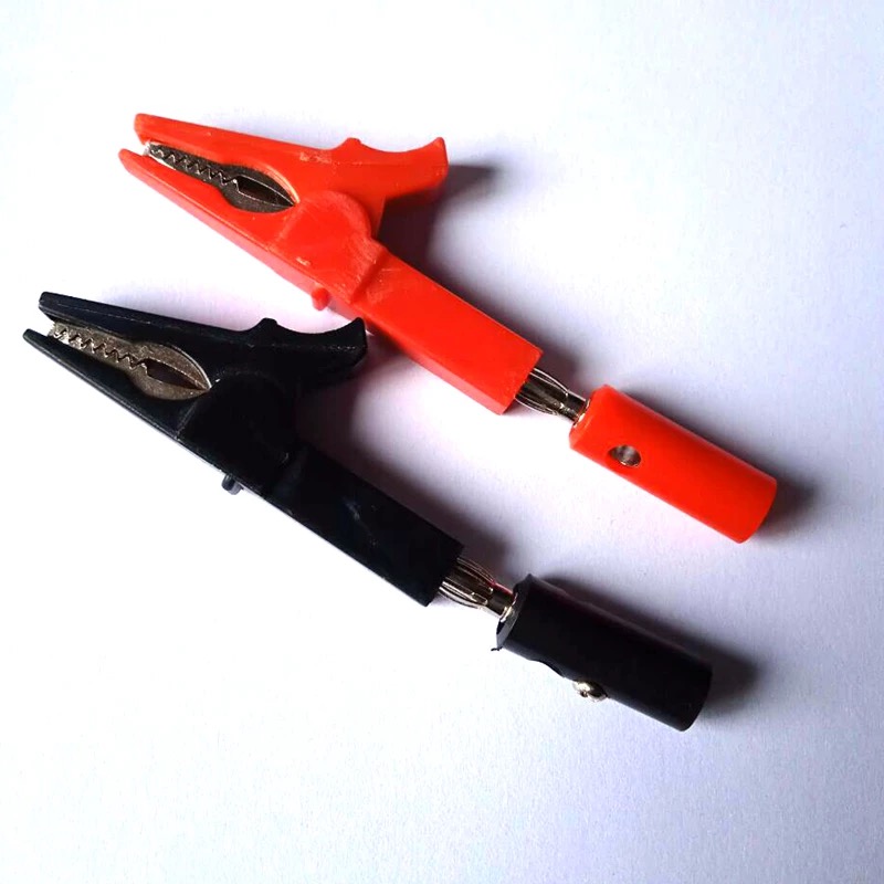 Alligator Clip with Banana Plu - Crocodile Clip Set 评论和价格