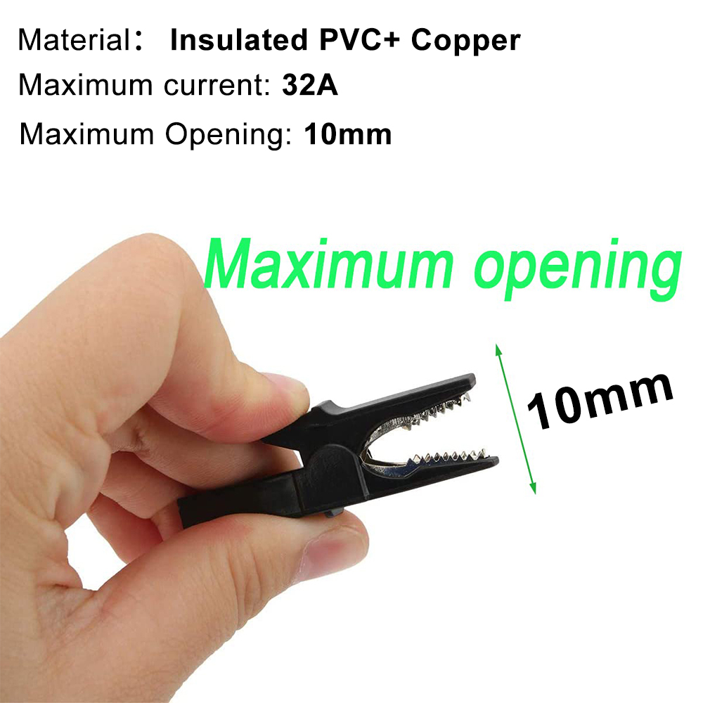 Alligator Clip with Banana Plu - Crocodile Clip Set 评论和价格