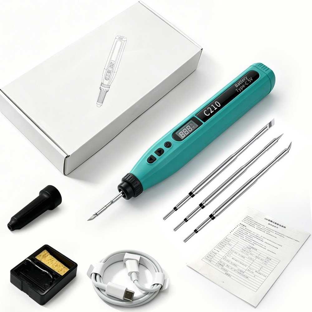 Smart Digital USB Soldering Ir - Diy Electronics Organizer 评论和价格