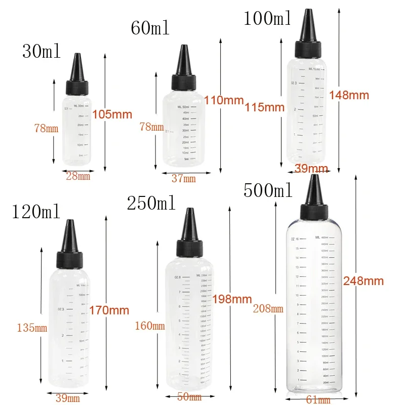 5PCS 30ml-500ml Empty Plastic  - Diy Vape Electronics 评论和价格
