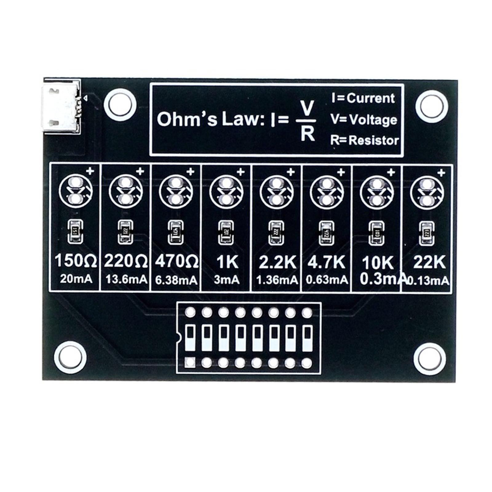 DIY Soldering Practice Kit Ohm - Diy Electronics Learning Kit 评论和价格