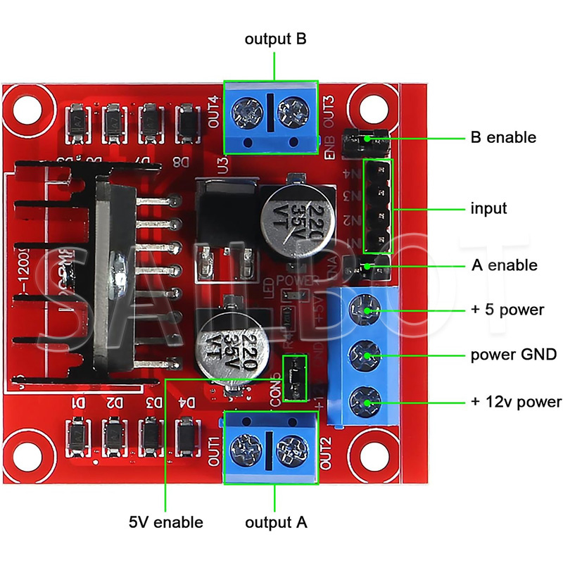 1/5/10PCS L298N DC Motor Drive - L298N Motor Driver 评论和价格