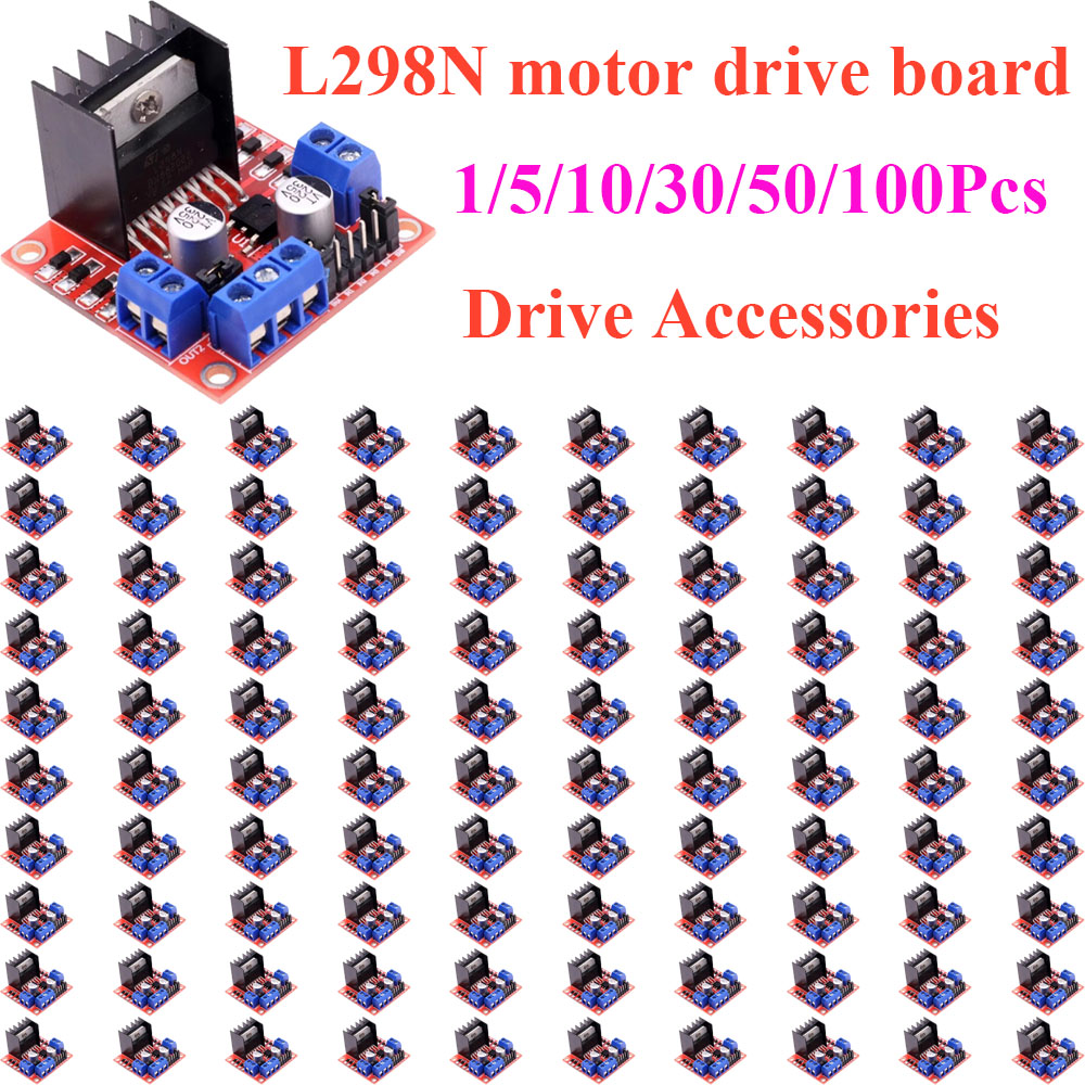 1~100Pcs L298N DC Stepper Moto - L298N Motor Driver 评论和价格