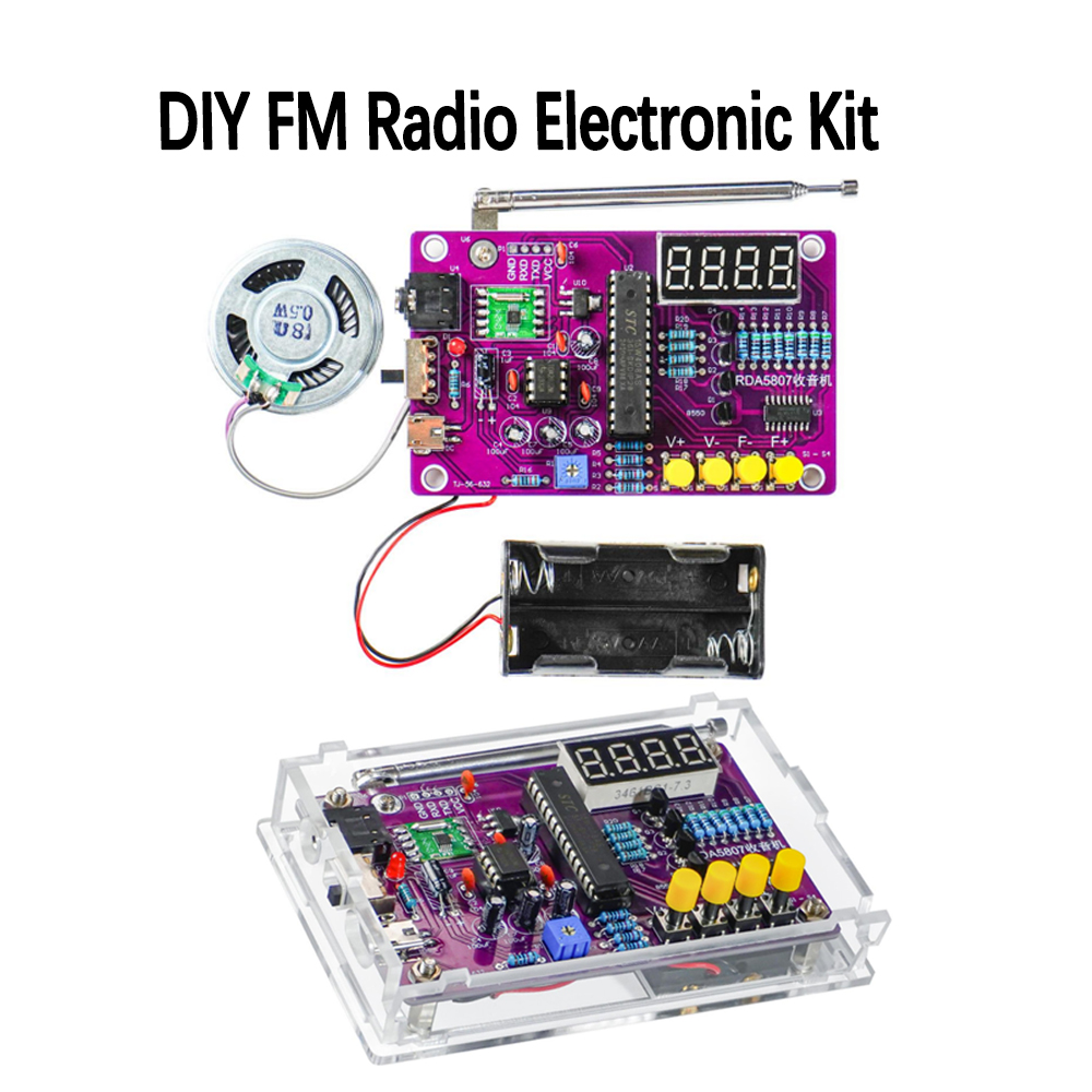 DIY FM Radio Electronic Kit 87 - Diy Electronics Projects 评论和价格