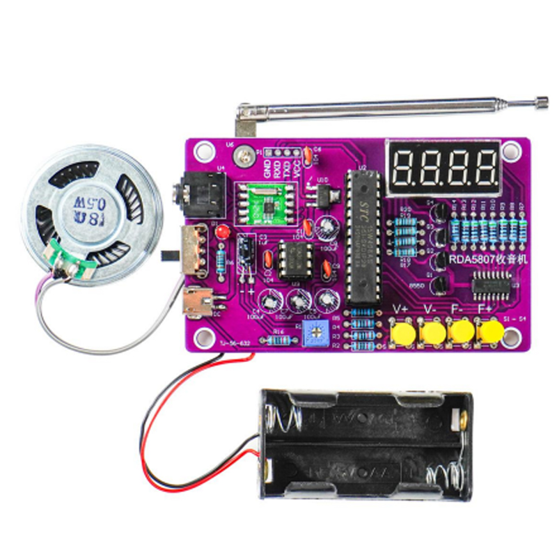 DIY FM Radio Electronic Kit 87 - Diy Electronics Projects 评论和价格