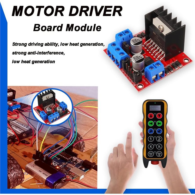 AEE7-4 Pcs L298N Motor Driver  - L298N Motor Driver 评论和价格