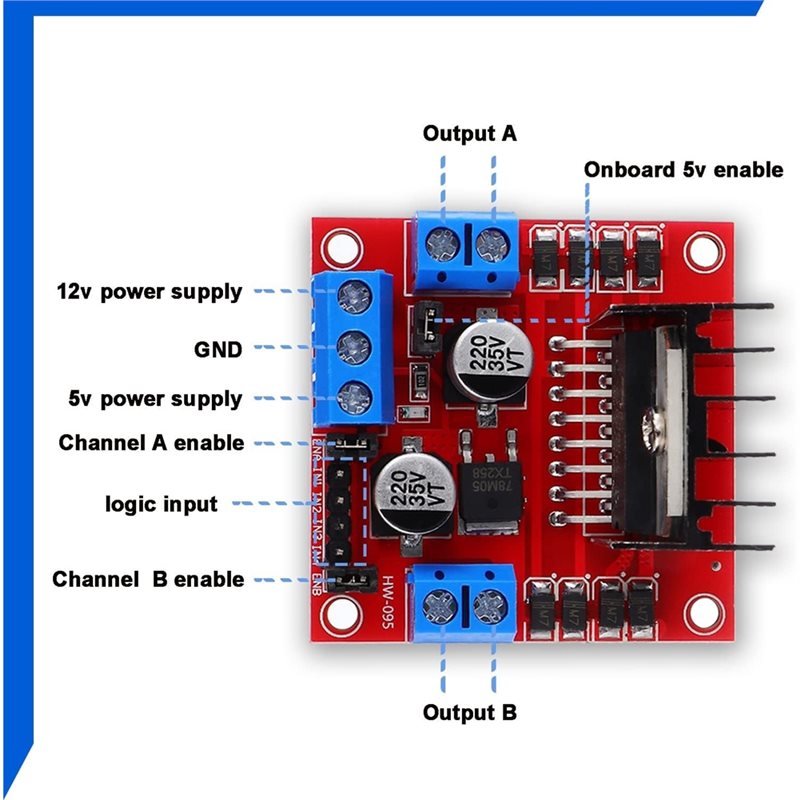 AEE7-4 Pcs L298N Motor Driver  - L298N Motor Driver 评论和价格
