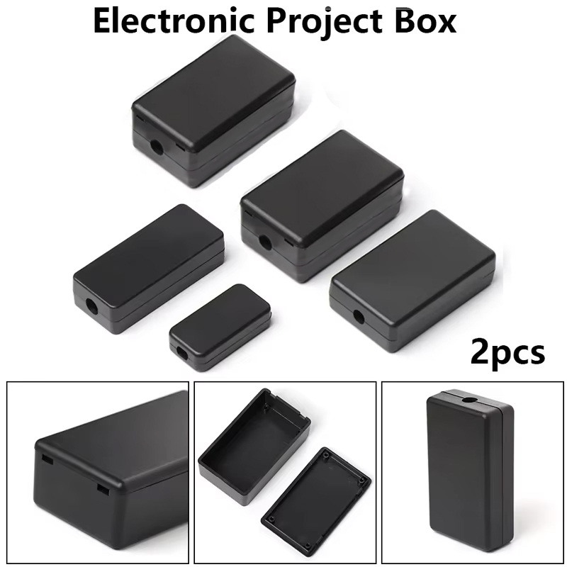 2PCS Plastic Waterproof Black  - Diy Box Electronics Mall 评论和价格