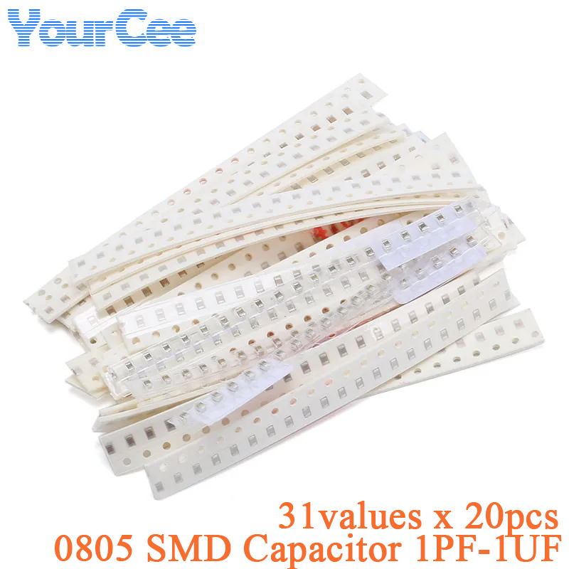 500pcs-1200pcs 0805 0603 0402  - Capacitor Kit Assortment 评论和价格