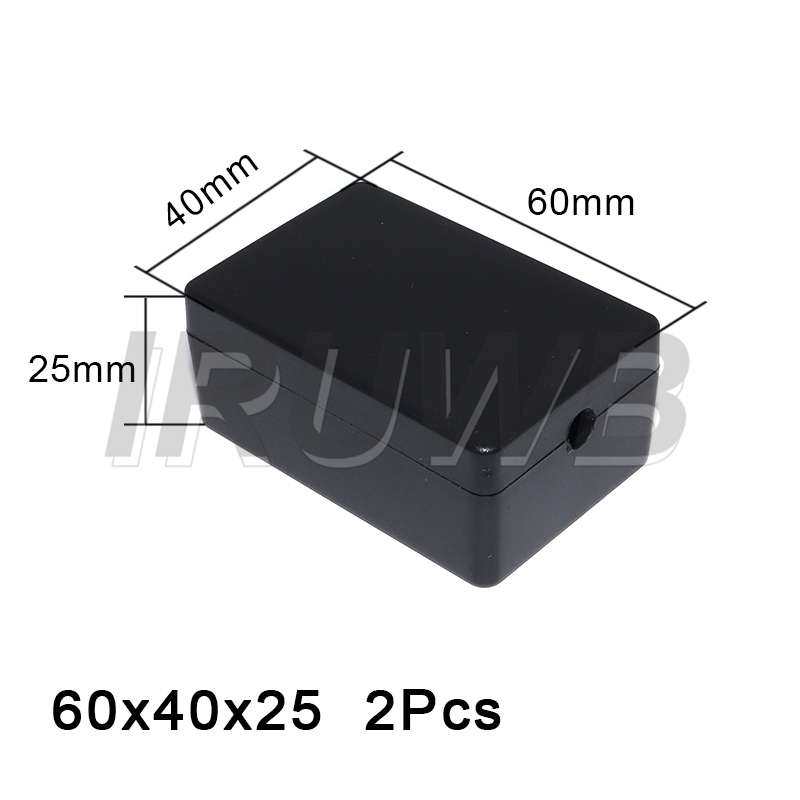 2PCS Plastic Waterproof Black  - Diy Electronics Supplies 评论和价格