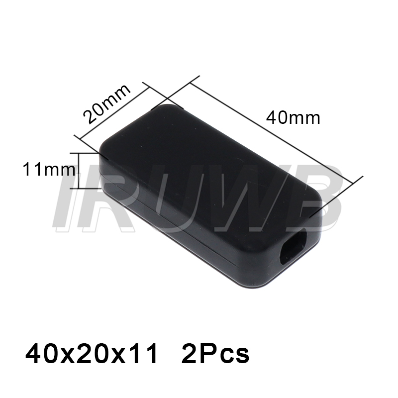 2PCS Plastic Waterproof Black  - Diy Electronics Supplies 评论和价格