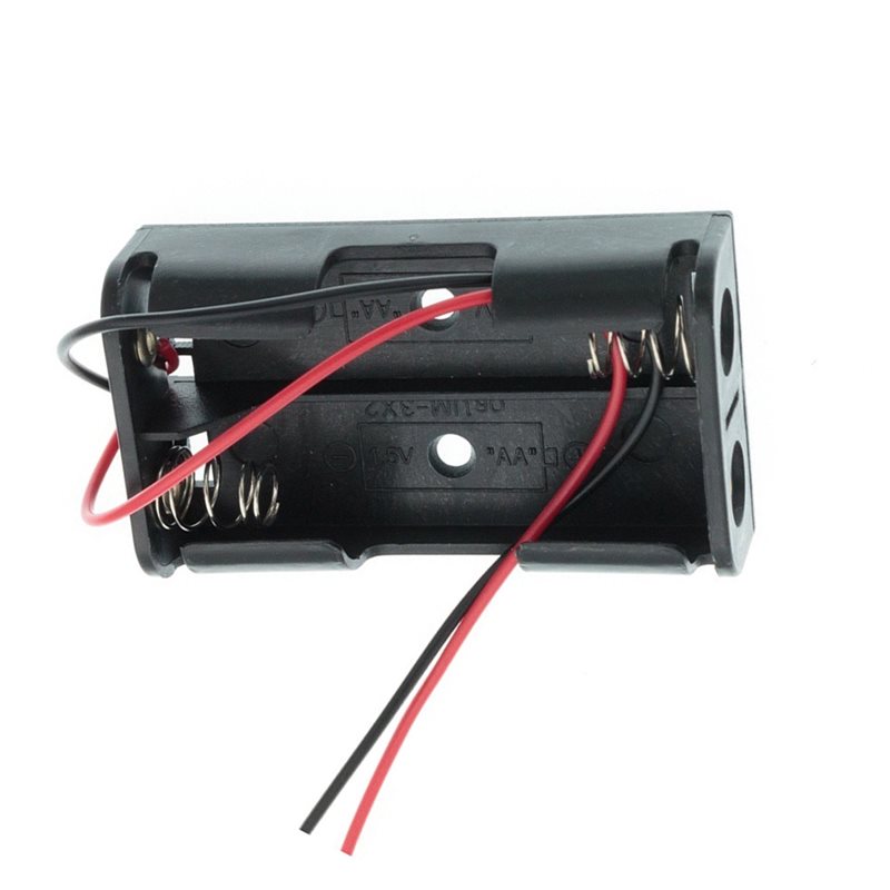 AAAEL-100Pcs 2AA Battery Case  - Diy Electronics Power Supply 评论和价格