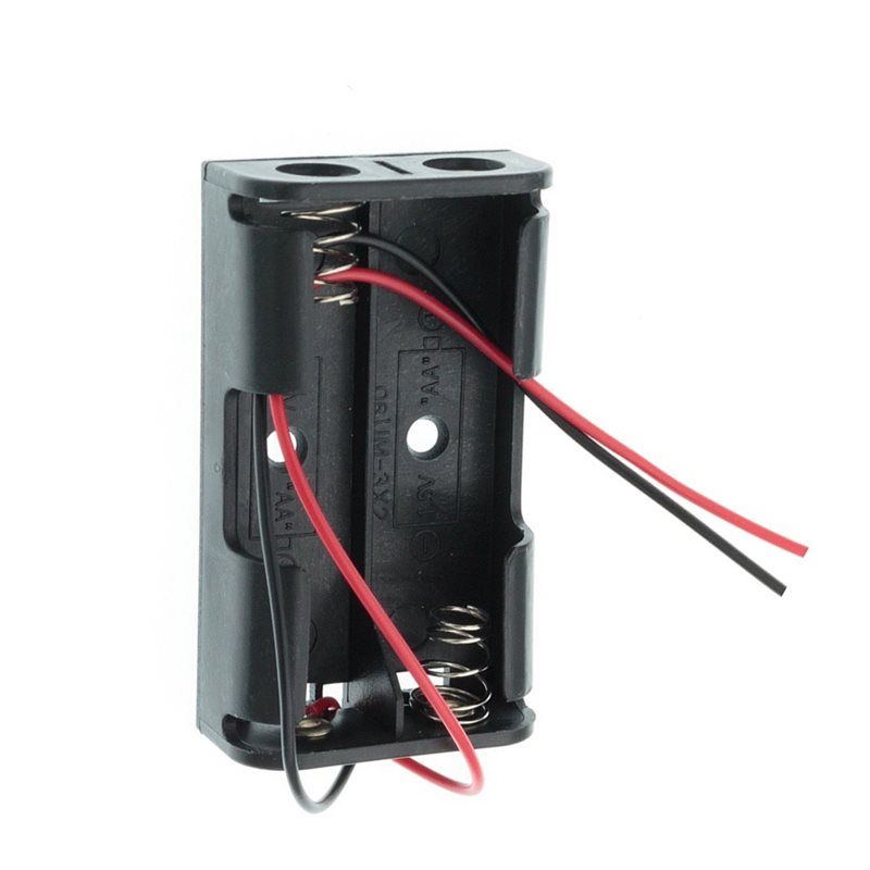AAAEL-100Pcs 2AA Battery Case  - Diy Electronics Power Supply 评论和价格