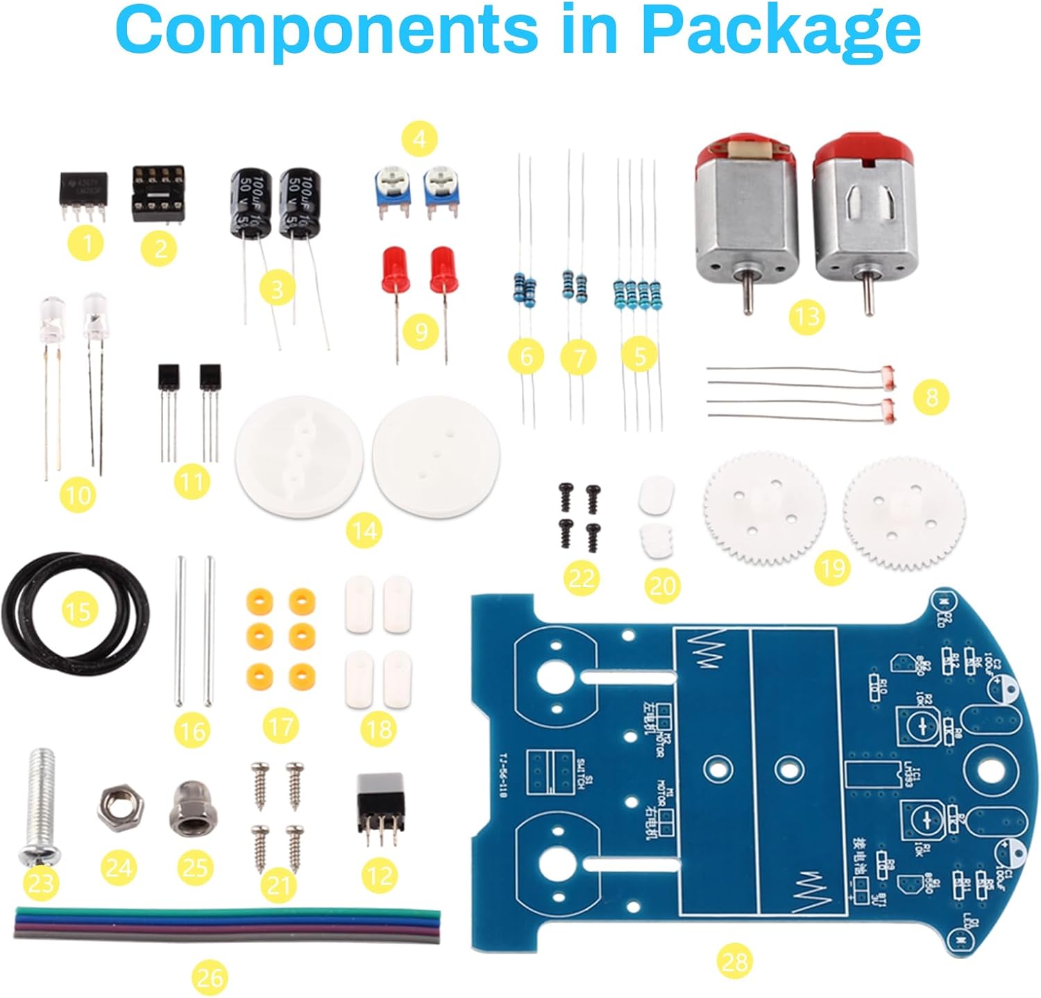 Smart Car Soldering Project Ki - Diy Electronics Kids 评论和价格