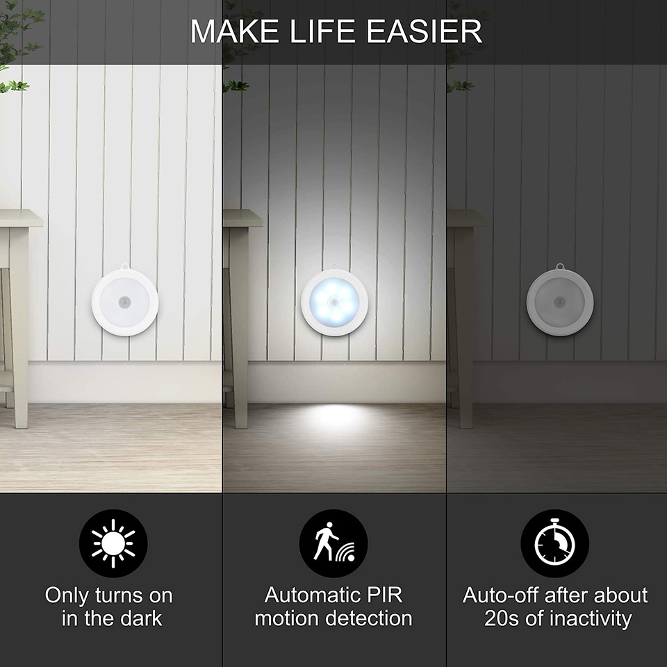 PIR Motion Sensor LED Night Li - Ldr Light Sensor 评论和价格