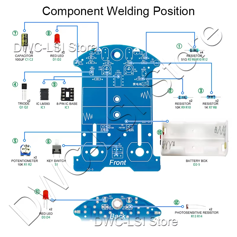 Practice Soldering Learning El - Diy Electronics Projects For Beginners 评论和价格