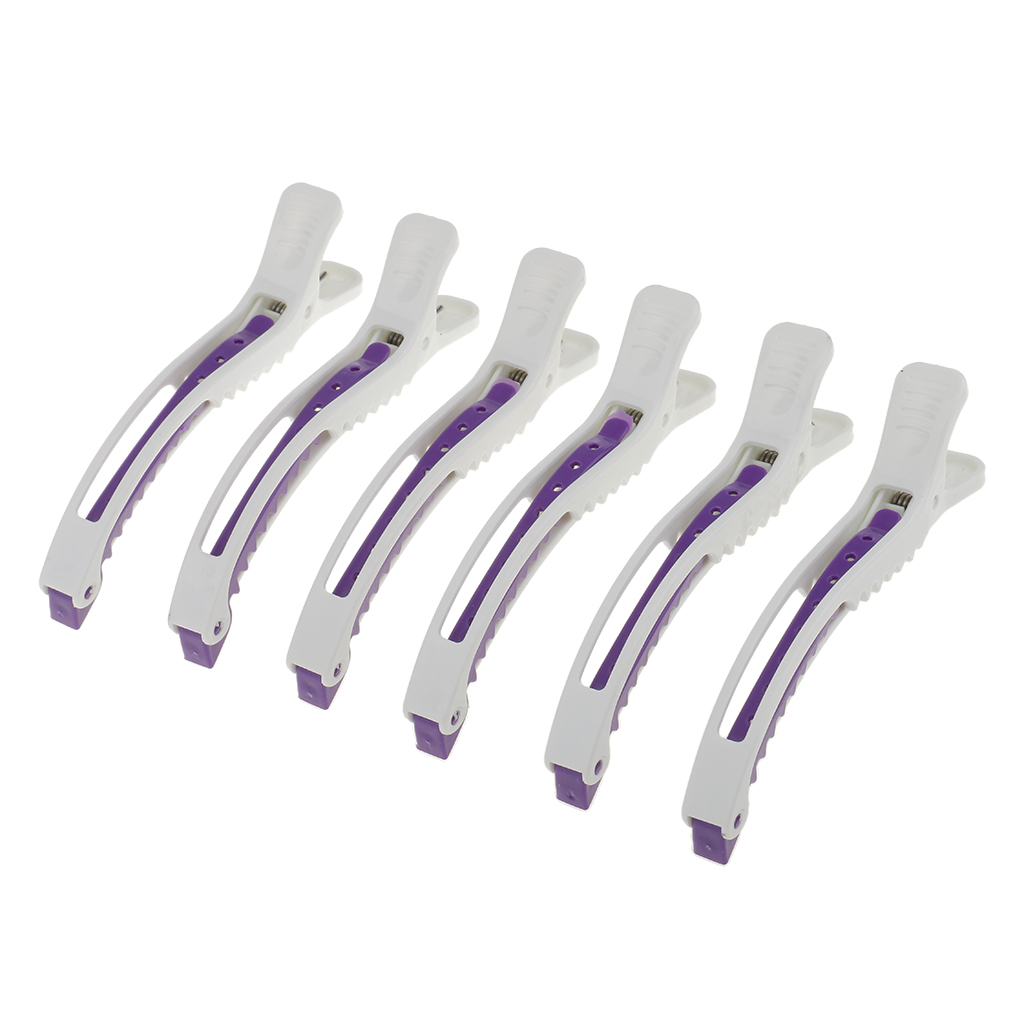 6PCS Pro Hairdressing Salon Se - Crocodile Clip Set 评论和价格
