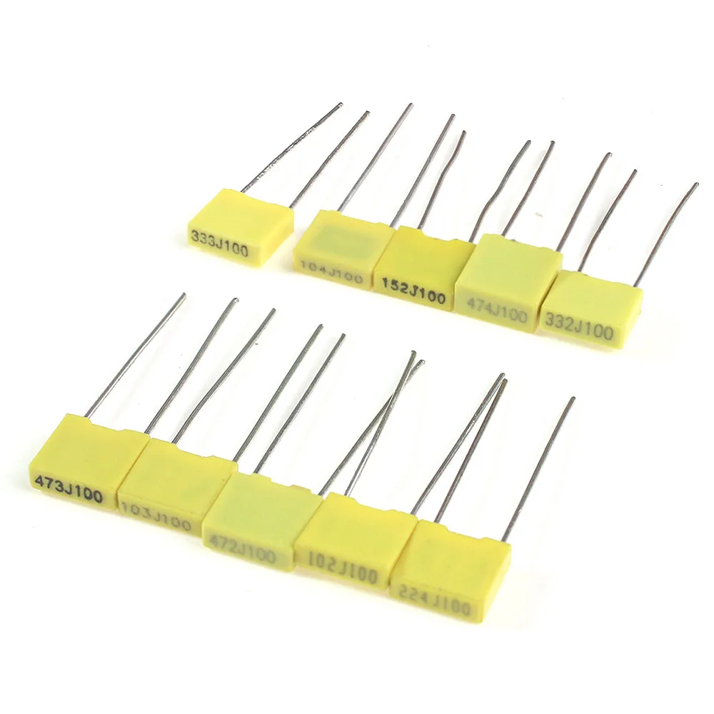 50PCS 102J~474J Polypropylene  - Capacitor Kit Assortment 评论和价格