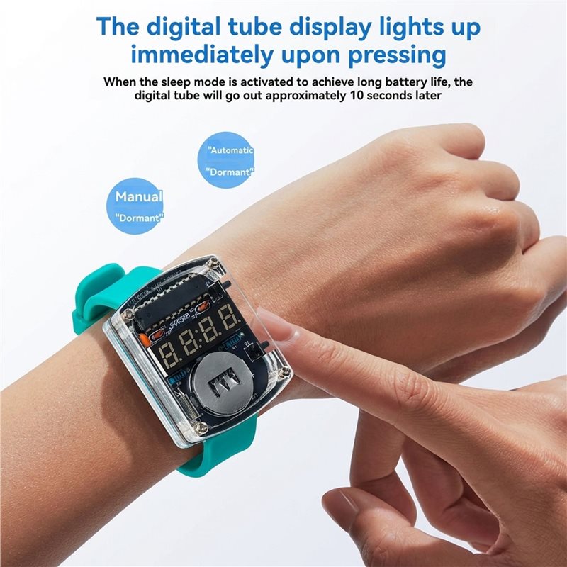 2X DIY Watch LED Watch Electro - Diy Electronics Learning Kit 评论和价格