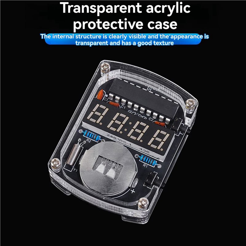2X DIY Watch LED Watch Electro - Diy Electronics Learning Kit 评论和价格