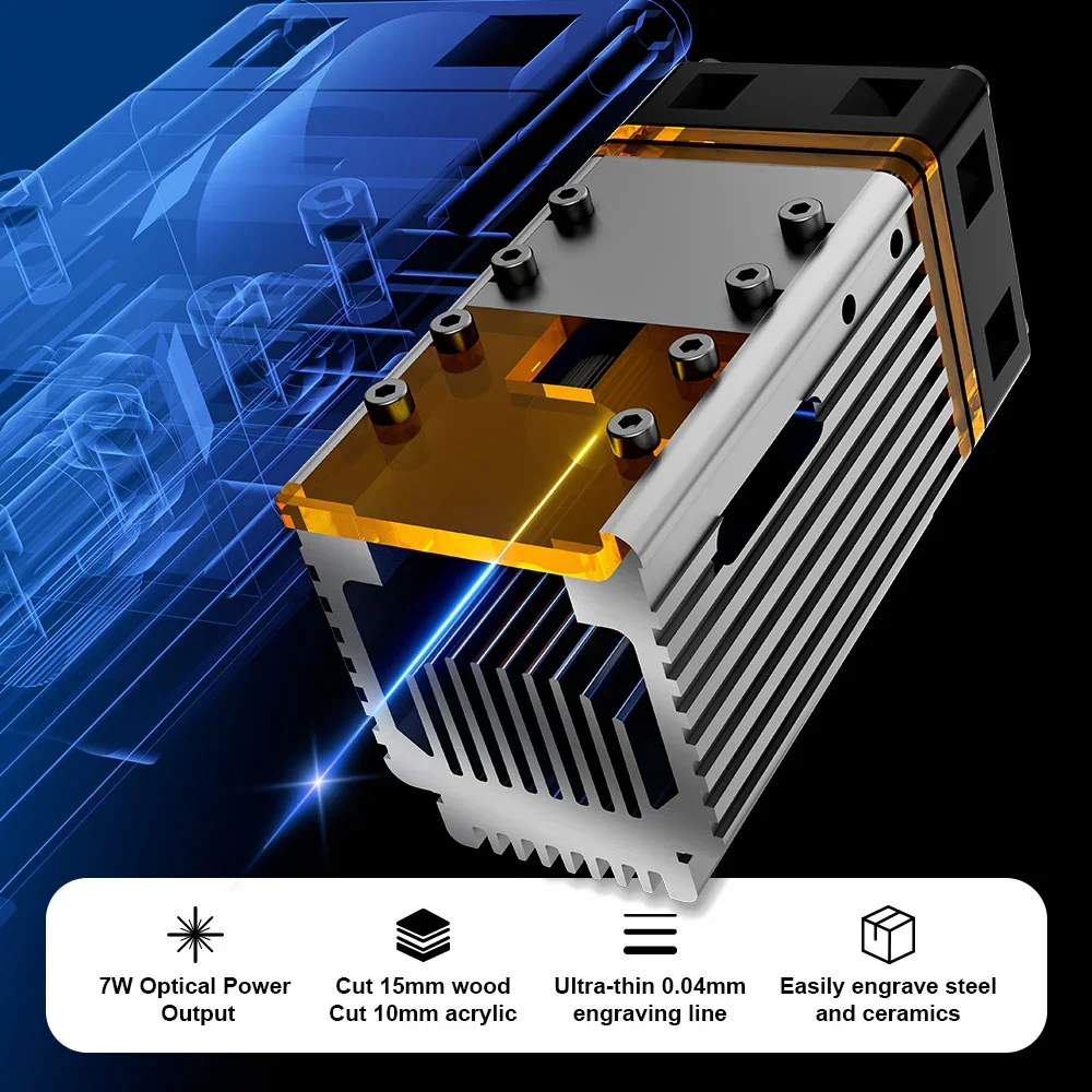 NEJE 7W Diode Laser Engraver C - Diy Lightsaber Electronics 评论和价格