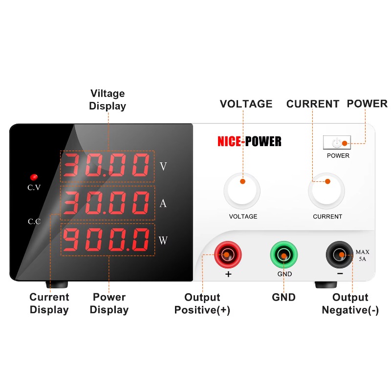Power R-SPS3030 30V 30A Labora - Dc Power Supply Variable 评论和价格
