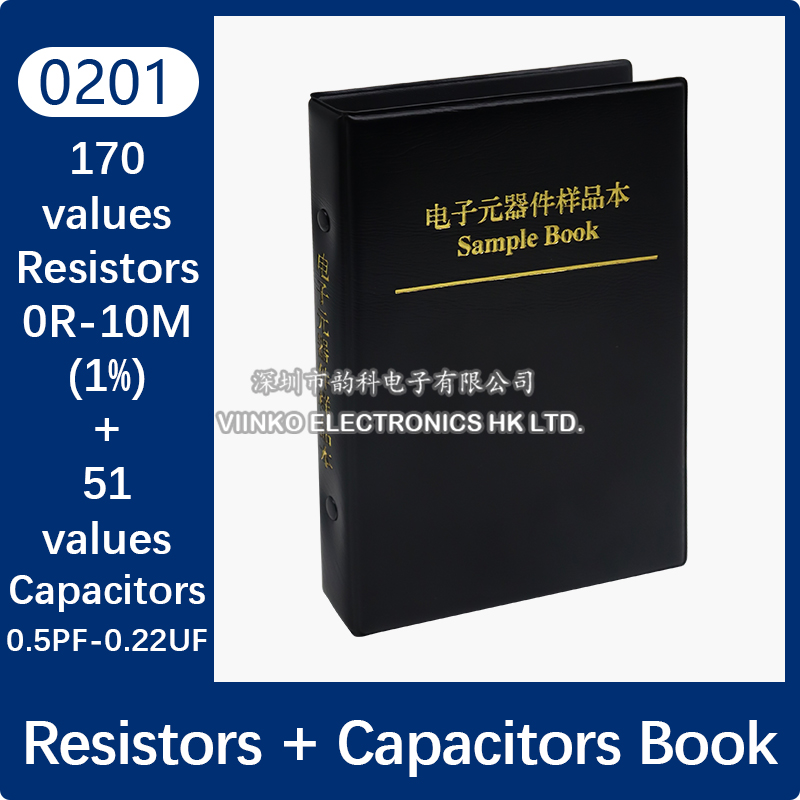 Capacitor Resistor Mixed Book  - Capacitor Kit Assortment 评论和价格