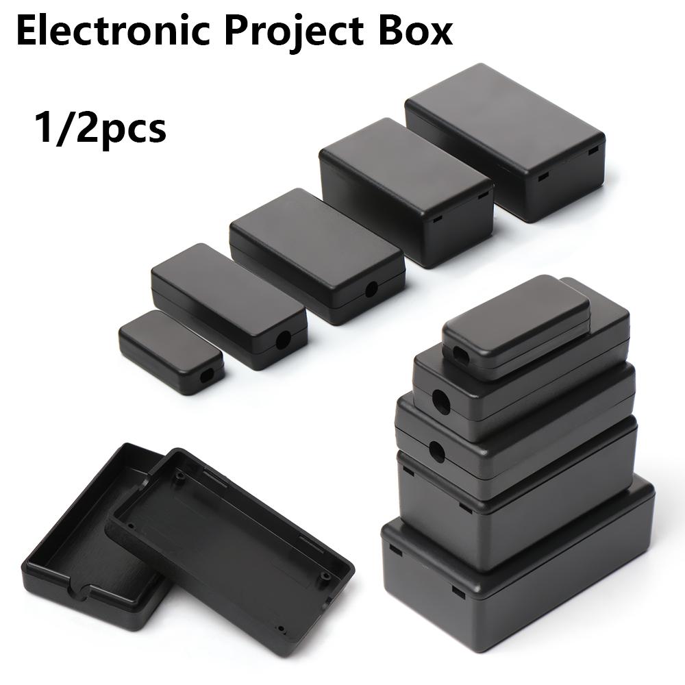 1/2pcs Plastic Waterproof Blac - Diy Electronics Supplies 评论和价格