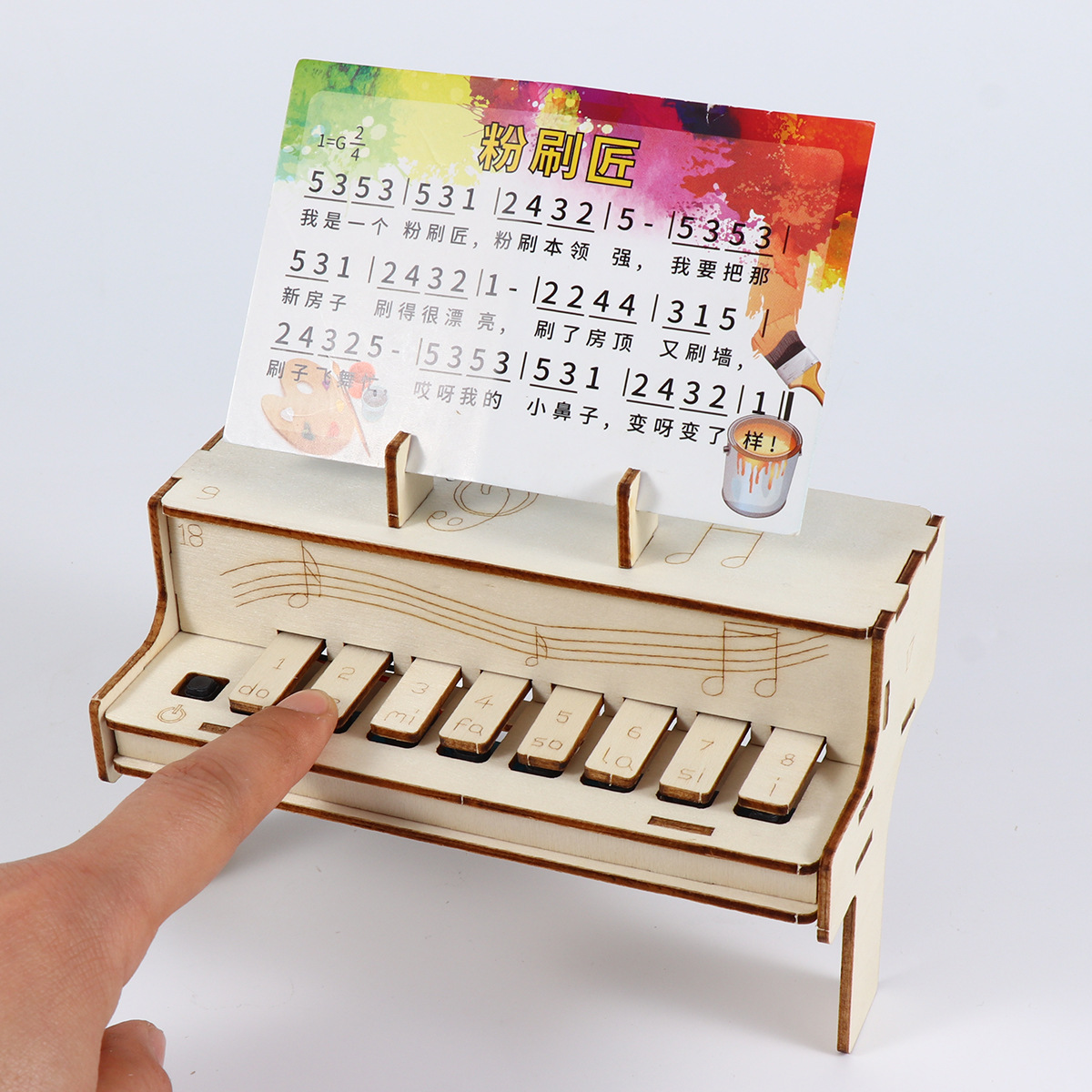 DIY Wooden Electronic Piano Mo - Diy Electronics Learning Kit 评论和价格