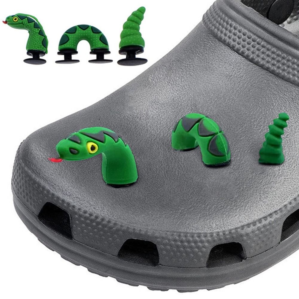 3D Shoes Buckle Clip DIY Decor - Crocodile Clip Set 评论和价格