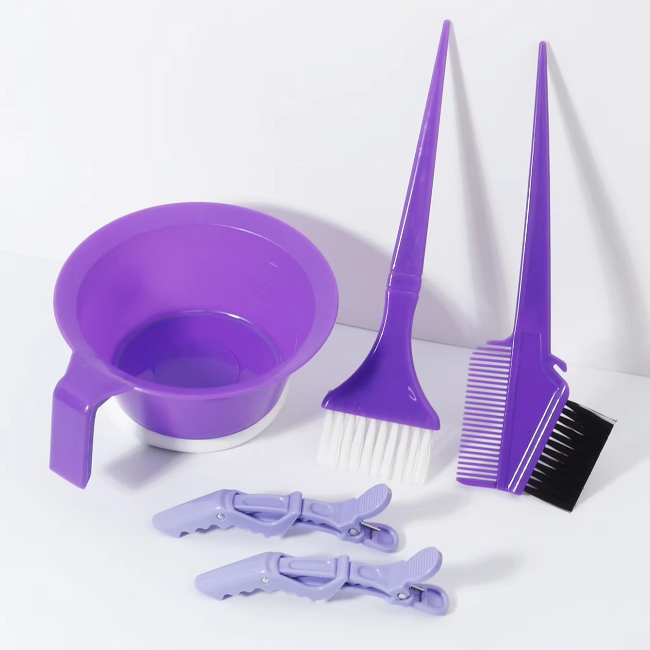 5pcs professional hair dye too - Crocodile Clip Set 评论和价格